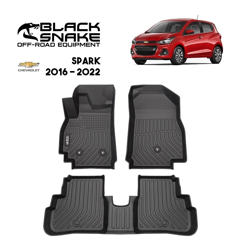 PISOS CHEVROLET SPARK 2016-2022 BLACK SNAKE SKU 40010